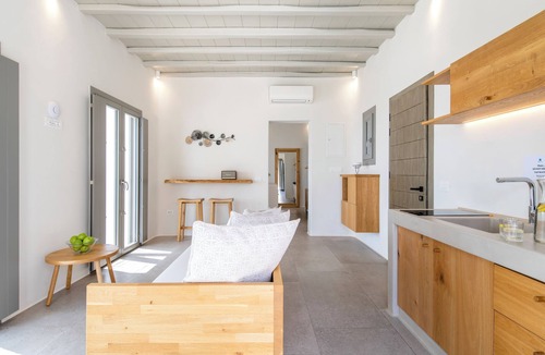Glastros Villa | Villa Camelia 1 - 1BR - Private Pool & Jacuzzi - Sea View - Psarou (Nammos)