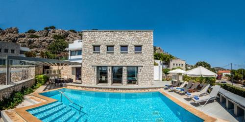 Pefkos Villa | Villa CostaMare - enjoy lazy days on the private Pool-Jacuzzi