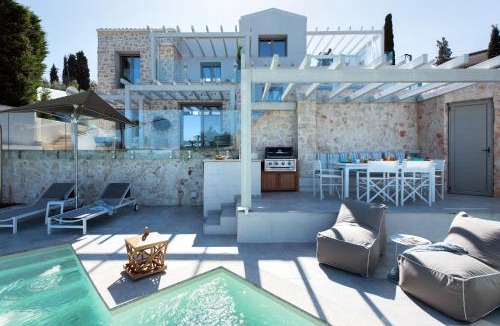Kontokali Villa | Villa Costele with Private Sandy Beach