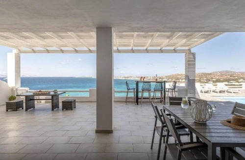 Maragas Villa | Villa Elianor, Divine Sea Views, Furnished Terrace, Naxos