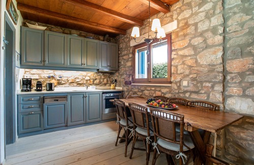 Krotiri Villa | Villa 'Iliablue' with Sea View, Wi-Fi and Air Conditioning