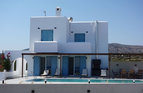 Lahania Villa | Villa Ilios with outside-pool, relaxing- and BBQ-area - nearby the sea