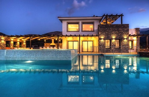 Kounelion Villa | Villa Isabelle: private pool and panoramic sea views, Sisi, Crete