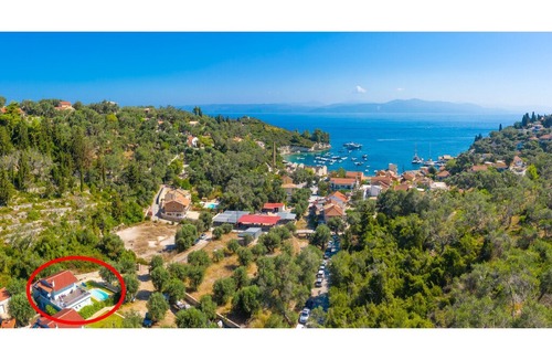 Longos Villa | Villa Mia: Private Pool, Walk to Beach, A/C, WiFi, Car Not Required