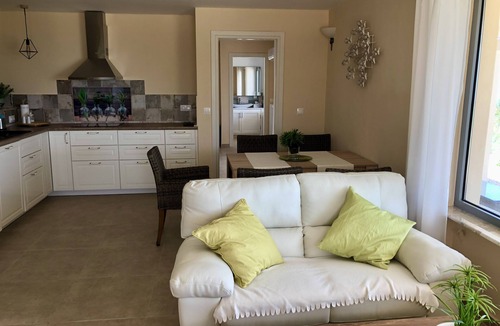 Pylos-Nestoras Villa | Villa Ocean View Wohnung 2 mit Meerblick