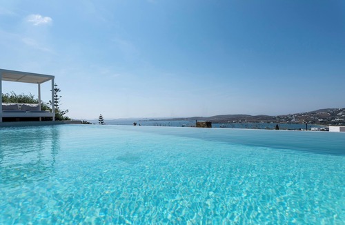 Parikia Villa | Villa Orasea Paros, 160sq.m | Private infinity pool & Panoramic sea view