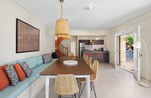 Benitses Villa | Villa Pietra - private pool, stunning sea views, fast internet, sleeps 10+