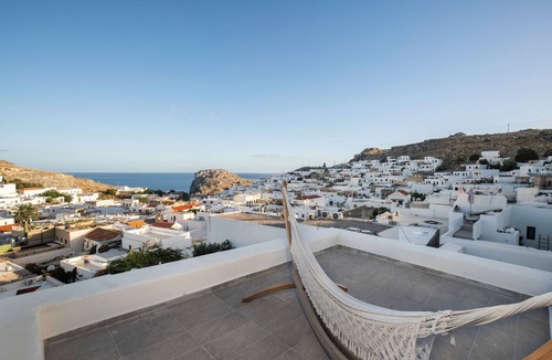 Lindos Villa | Villa Qupi, sleeps 12, Fully Air-conditioned, stunning views of the Acropolis!