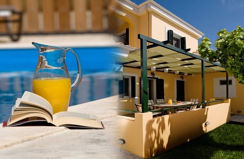Kariotai Villa | Villa Sonia (Anthemis villas) - Private Pool, private BBQ, playground for kids!
