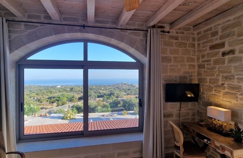 Atsipopoulo Villa | Villa Stella absolute privacy in a secluded location with Heatable pool