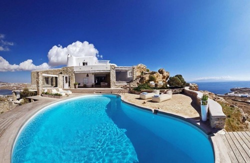 Agios Ioannis Villa | Villa Tavani Stunning panoramic sea view magical sunsets, close to all hot spots