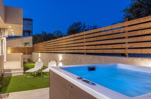 Archanes House | Villa Xenia, Private Pool, Hot Tub, BBQ, Sunset View