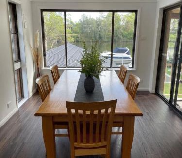 Dora Creek House | Waterfront Paradise with Jetty, BBQ, Pool table, & more