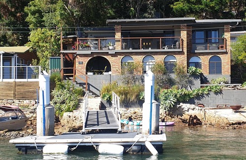 Little Wobby House | Waterfront! Stunning boat access only home. Deep water jetty. Sunset views