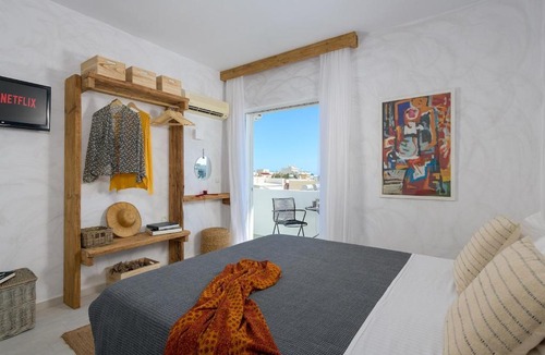 Petaloudes Apartment | WHITE PERLA SUITE Top Sea Views Min to Old Town