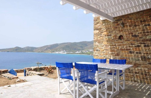 Tinos Town House | Windmill and houses by the sea // Stavros Bay