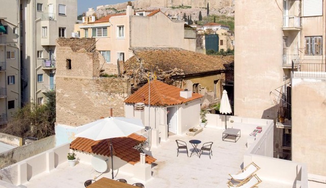 Acropolis Heights at the foot of the Parthenon in Athens