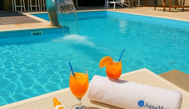 Aquamare Studios - Seaview Suite & Pool Escape in Pefkochori