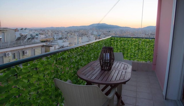 Athens & Acropolis View 7th Floor Apartment in Athens