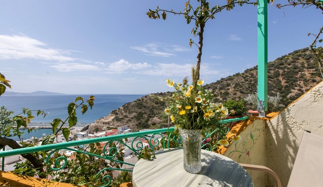 Bed and Breakfast 'Double Room No 202 Sea View' with Sea View, Wi-Fi and Air Conditioning in Crete