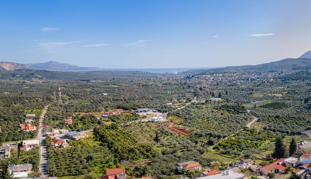 Bountiful Modern very spacious villa with Pool, featuring sea and mountain view. in Neo Chorio