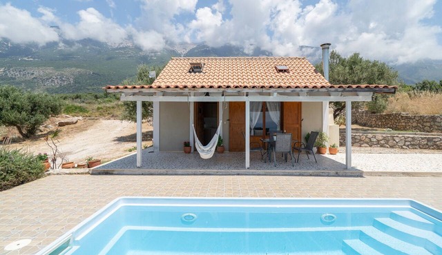 Country Green House in Lourdas — Secluded Forest Retreat with Sea Views in Livathou