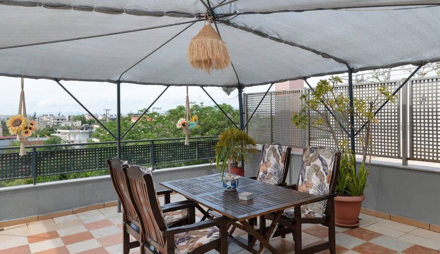 Country House 'Happy Holidays Messinia' with Sea View, Wi-Fi and Air Conditioning in Καλαμάτα