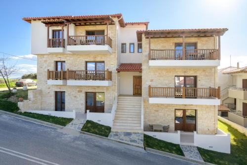Elizabeth stone house in Nea Roda