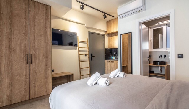 Gem Studio w/Backyard Near Plaka & Acropolis in Athens