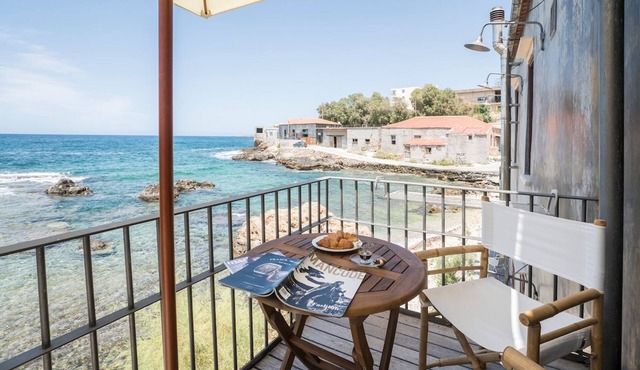 kito- transformed house on the water's edge in Chania