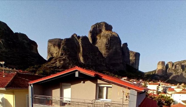 Meteora view attic in Kalampáka