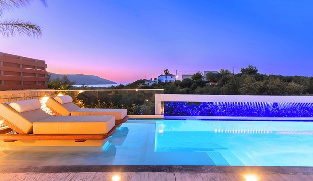 Minoas Lake Villa 2 Heated Pools 18 guests in Lake Kournas