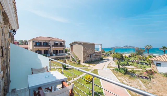 'Mirage Arillas Studio Type B14' with Sea View, Shared Pool & Wi-Fi in corfu