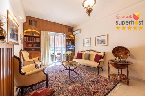 Modern 2BR Apt with View 2 King Beds & 1Gbps Fiber Internet in Athens