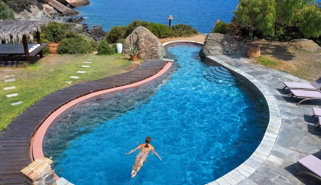 Much more than a holiday home, rent your own private village! in Nea Styra