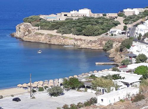 Mykonos Beachfront House with Sunset & Delos View