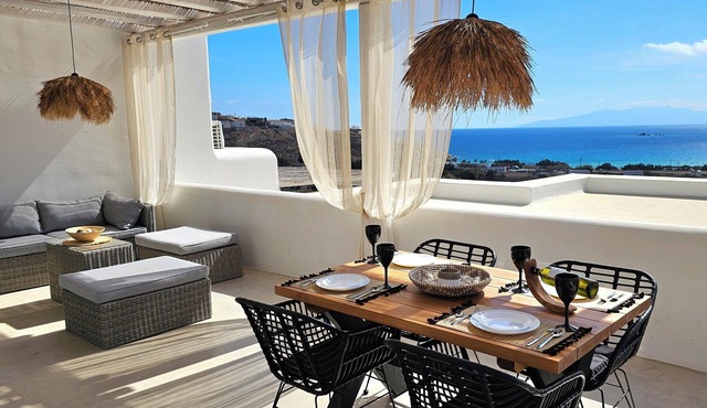 Mykonos4Islands Villa "Athena" with shared pool - 5 min walking from the beach