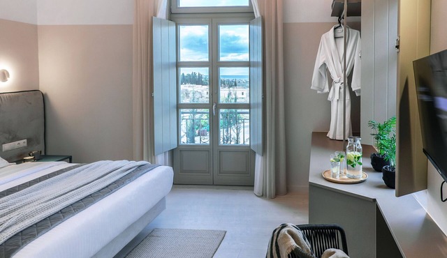Octavia comfort bungalows amazing view in Corinth