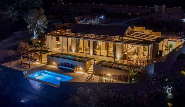 Romantic Private Pool Villa with Spectacular Ocean Views in Corfu
