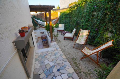 Sibylla Deluxe Studio with Terrace and Hammock in Kalymnos