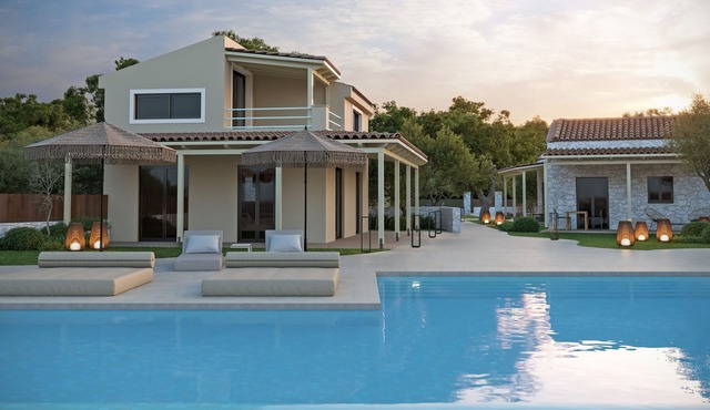 Stone Maisonette with Partial Sea View in Zakynthos