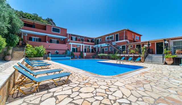Studio Apartment "Arianna Studio Ground Floor 6" with Sea View, Shared Pool & Wi-Fi in Corfu