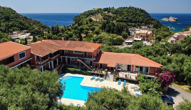 Studio "Arianna Studio Ground Floor 1" with Sea View, Shared Pool & Wi-Fi in Corfu
