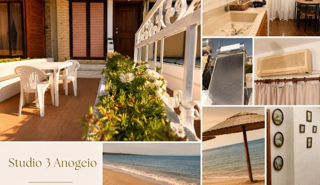 StudioAretiCom ANOGIO Seafront Private Veranda Nea Plagia in Nea Plagia