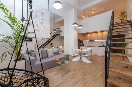 Stylish Loft at Pasalimani 10min to Freatida Beach in Piraeus