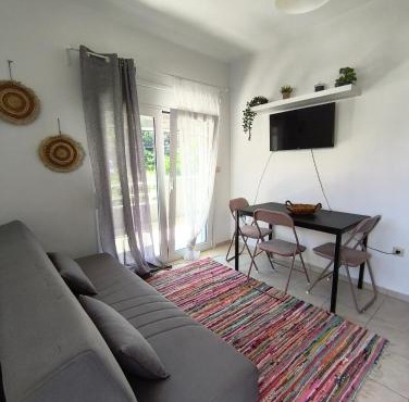 Sunny mountain view apartment with free parking