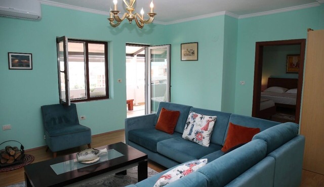 Top floor spacious, pet friendly apartment, with nice lake and mountain views! in Pogradec