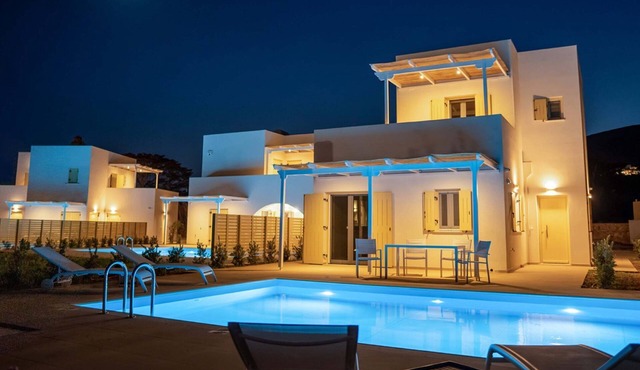 Twin Suns Villa 01 in Dryos - One bedroom villa with a private pool -