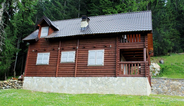 Unique villa on a hillside with impressive mountain views in Plav