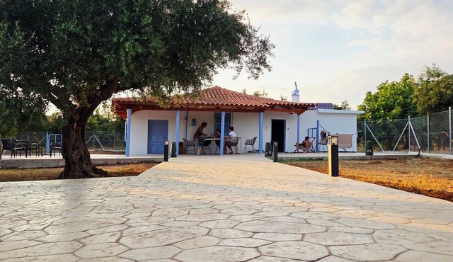 Villa 'Navarino Greek House' with Sea View, Wi-Fi and Air Conditioning in Trifyllia